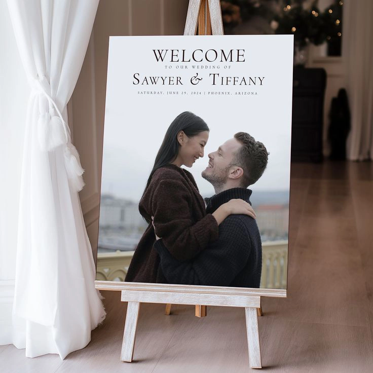 Full Photo Wedding Poster 